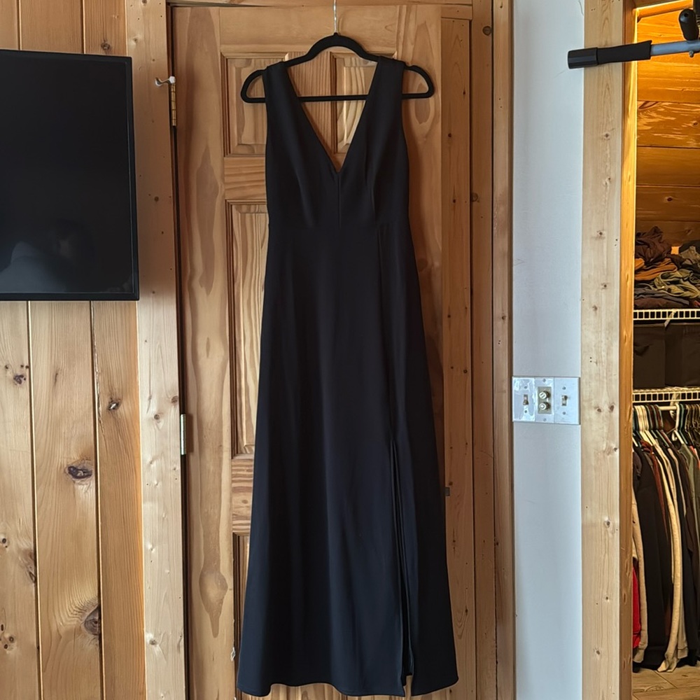 Black bridesmaid dress